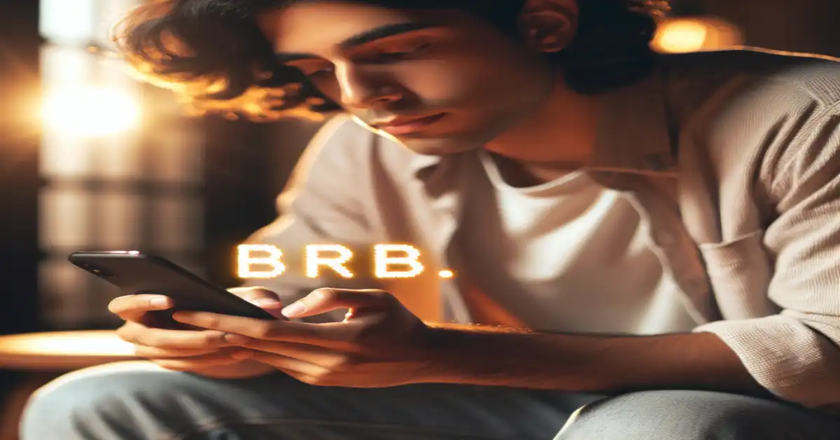 what does brb mean in text examples
