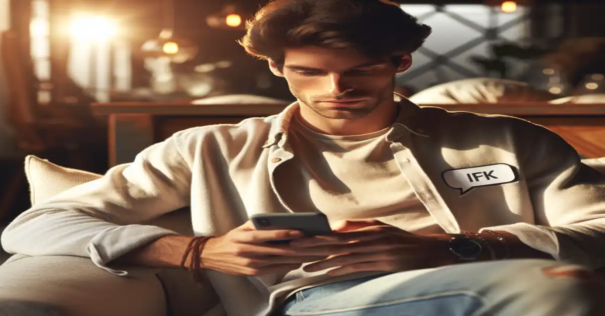 what does ifk mean in text examples