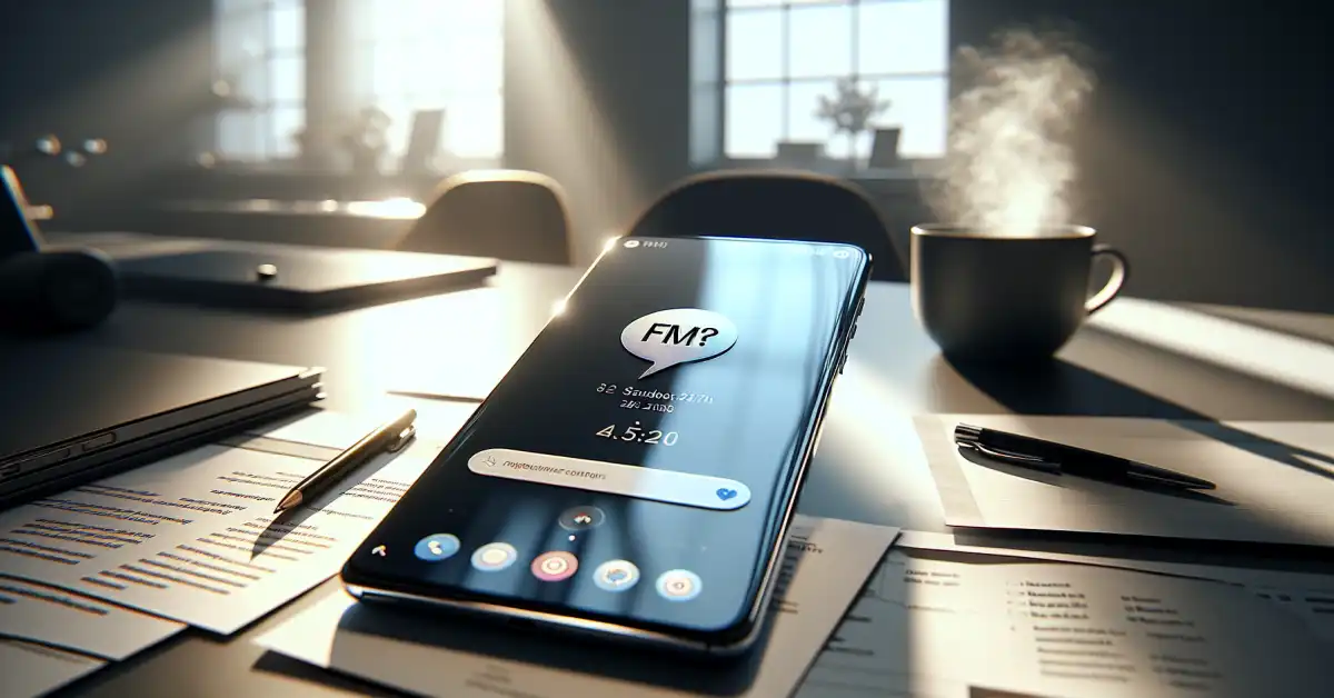 what does fm mean in text