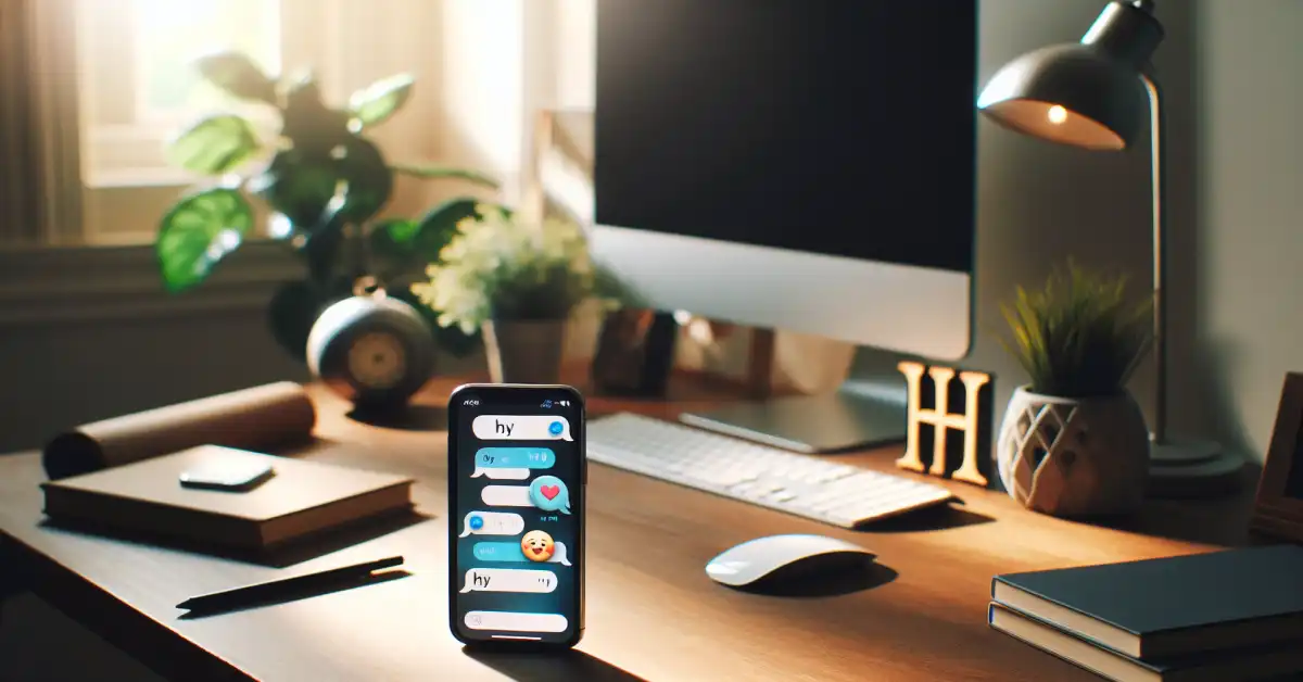 what does hy mean in text