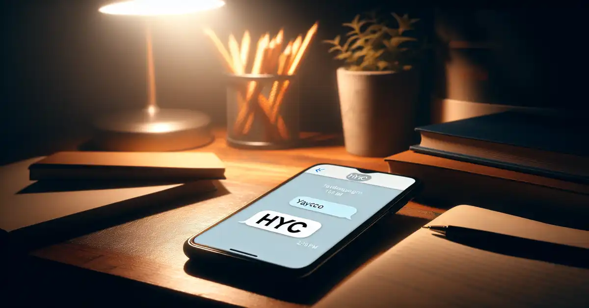 what does hyc mean in text