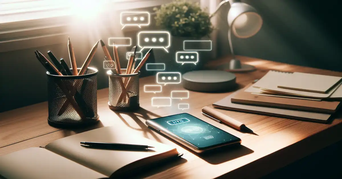 what does hys mean in text