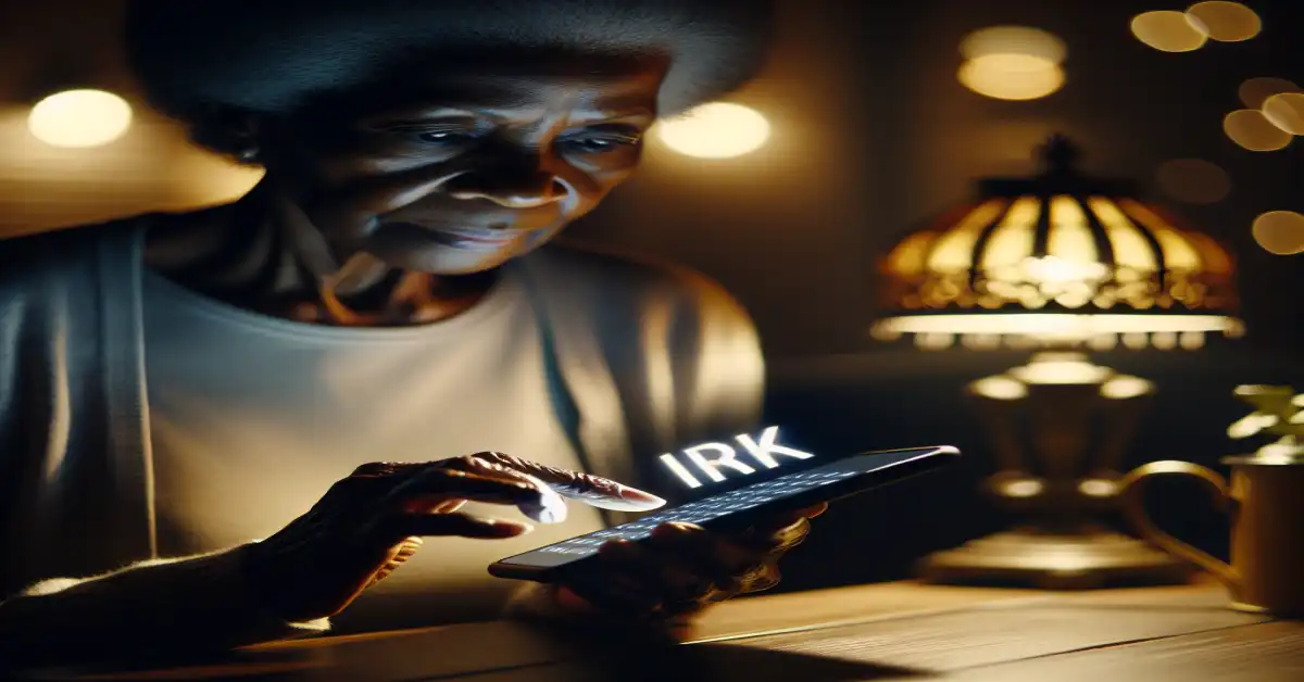 what does irk mean in text examples