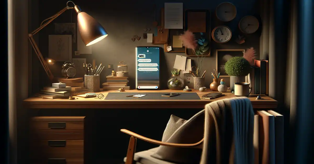 what does mk mean in text