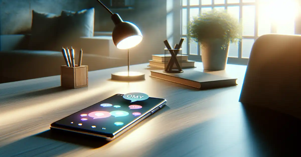 what does omy mean in text