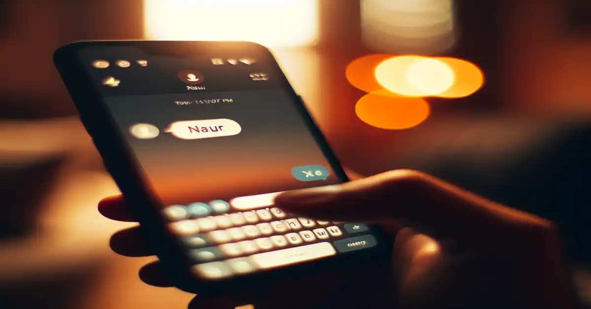 what does naur mean in text