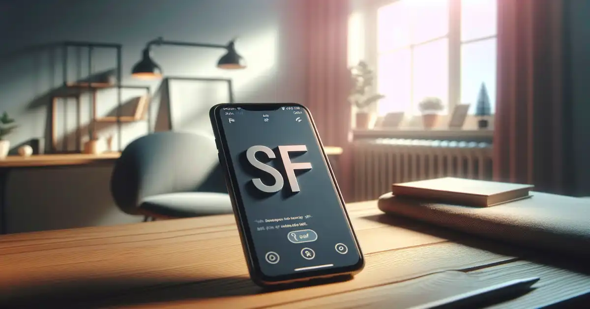what does sf mean in text