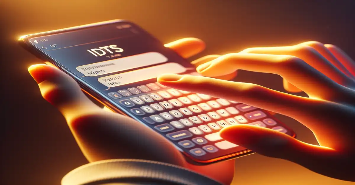 what does idts mean in text examples