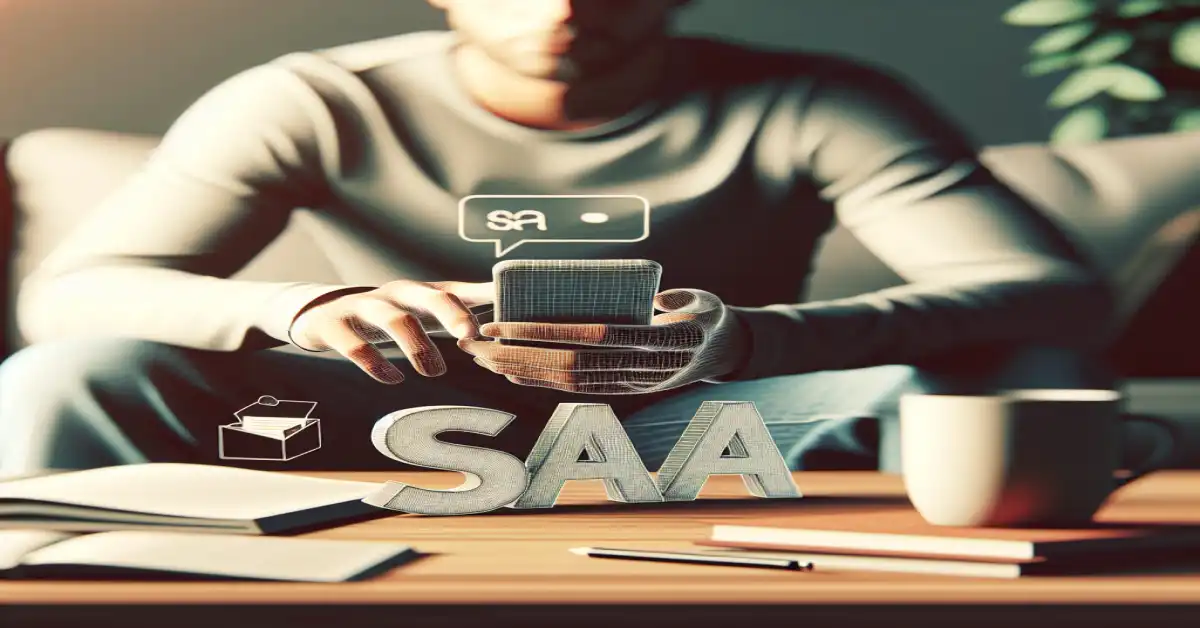 what does sa mean in text examples