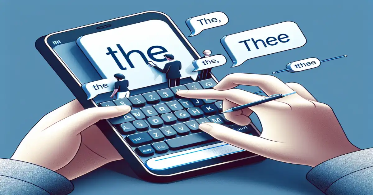 what does the mean in a text examples