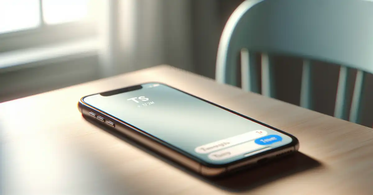 what does ts mean in text