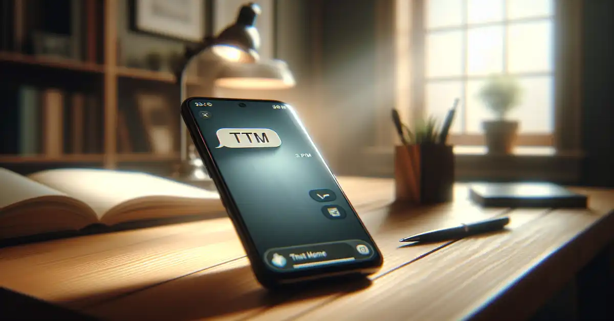 what does ttm mean in text