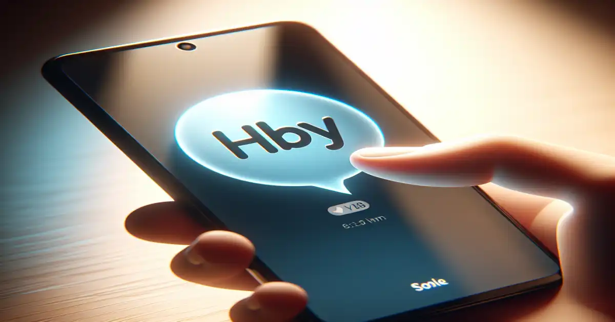 what does hby mean in text