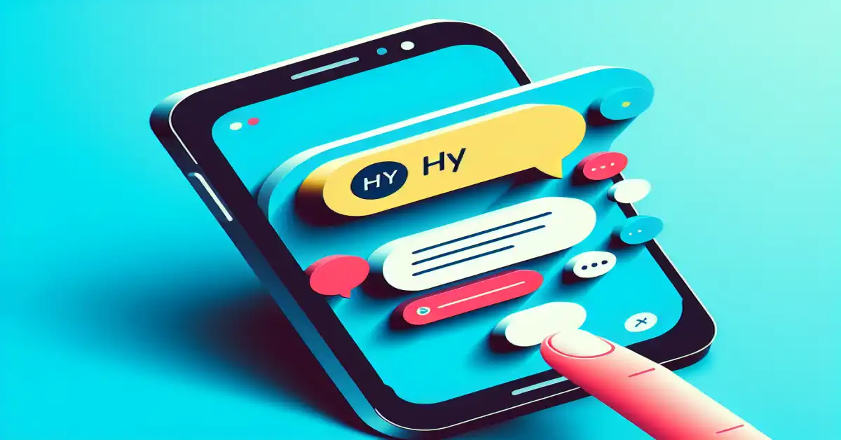 what does hy mean in a text