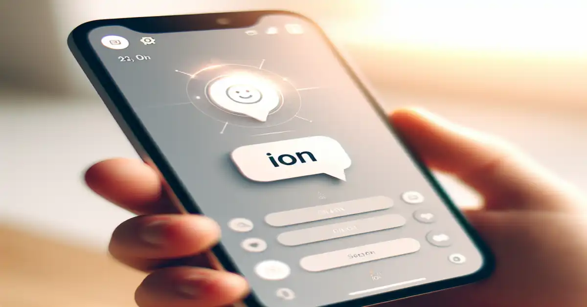 what does ion mean in text on instagram