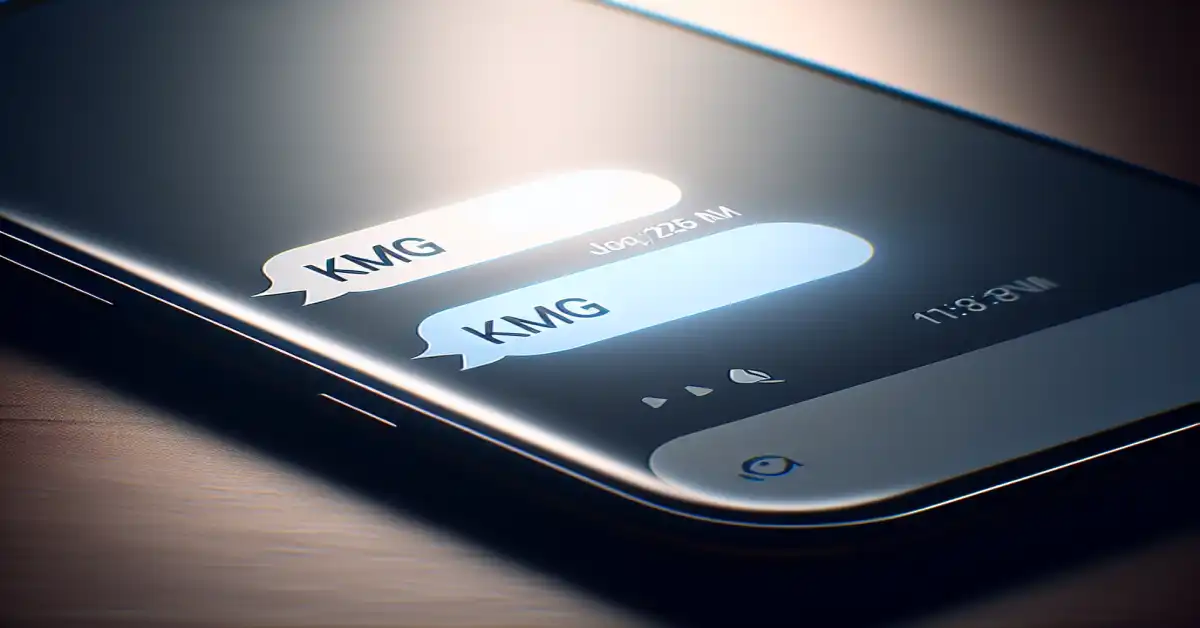 what does kmg mean in text