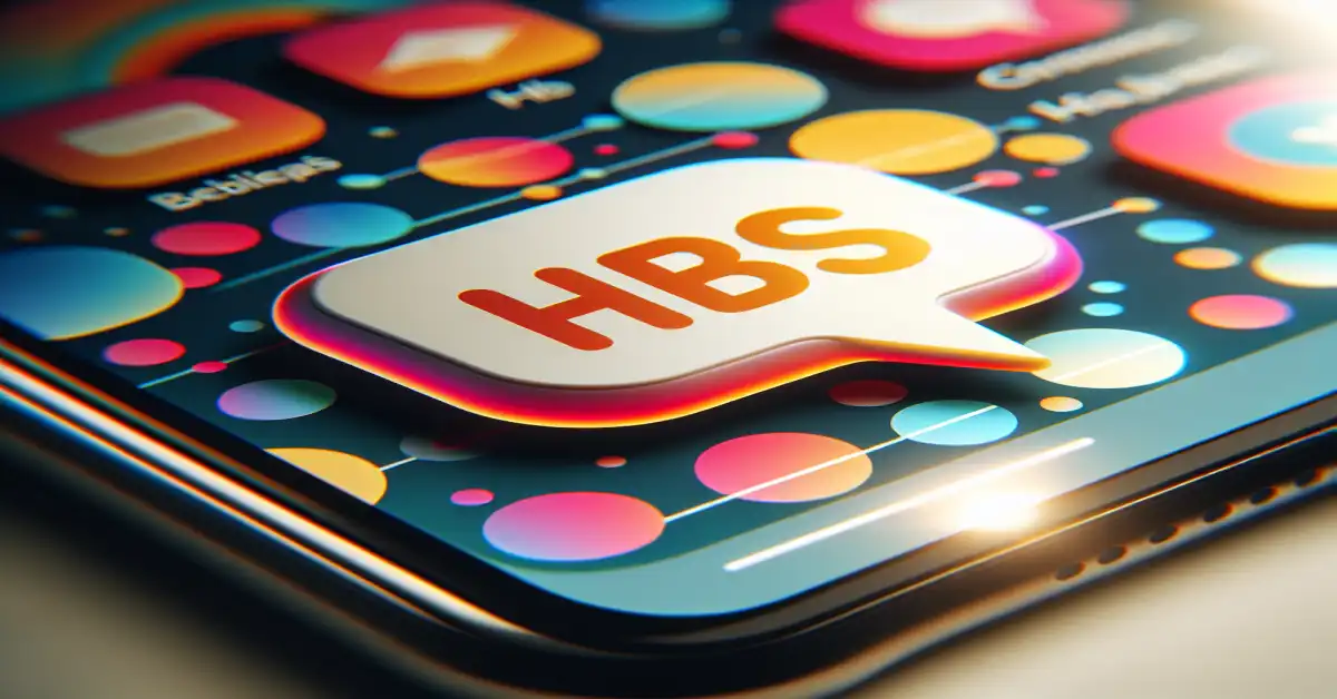 what does hbs mean in text