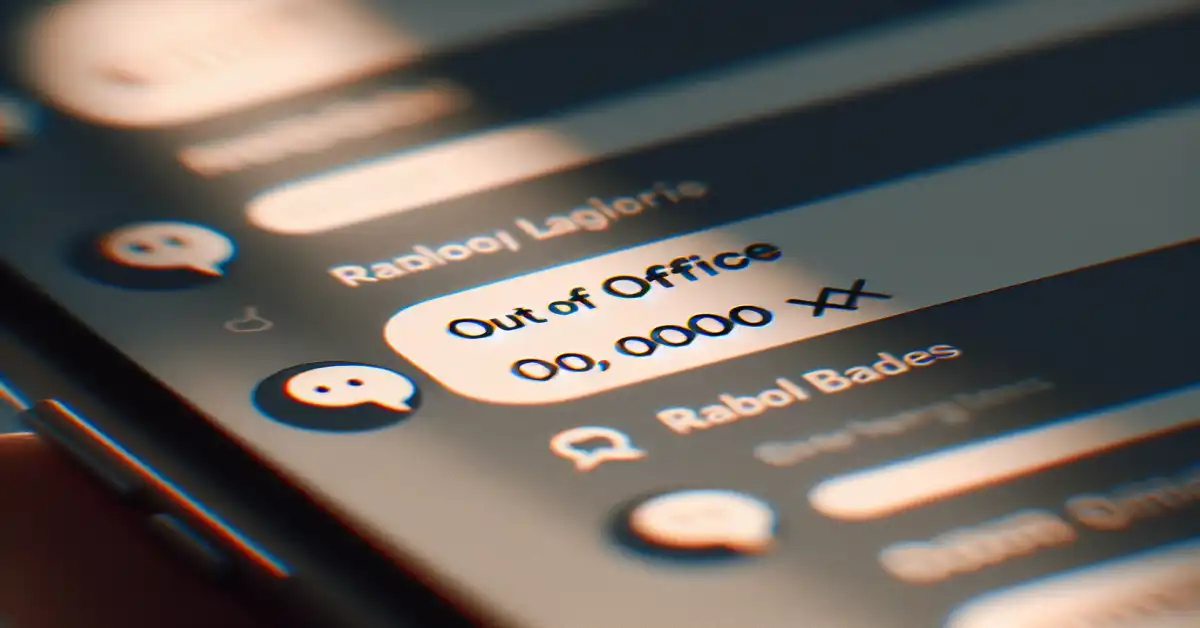 what does ooo mean in text