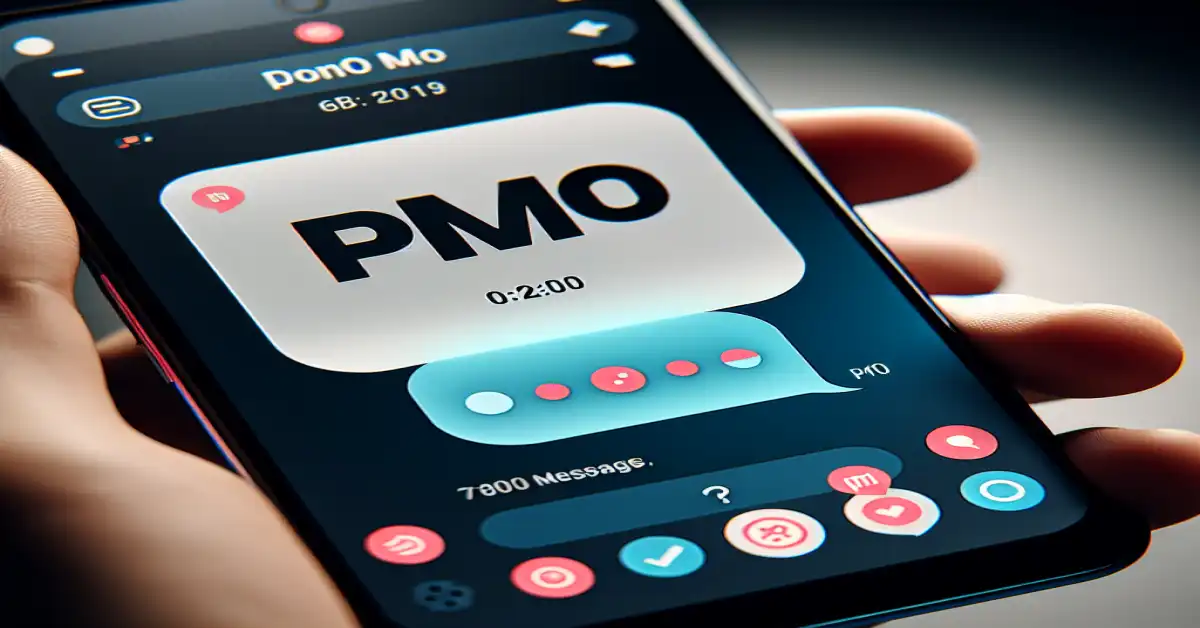 what does pmo mean in text message