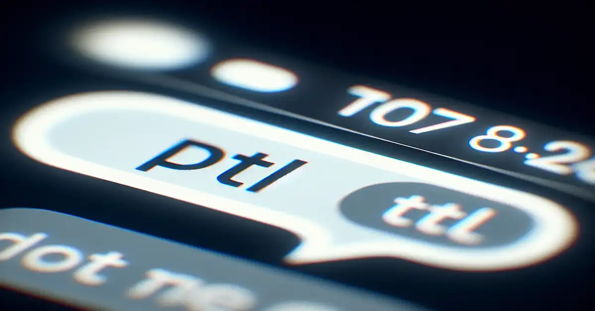 what does ptl mean in text