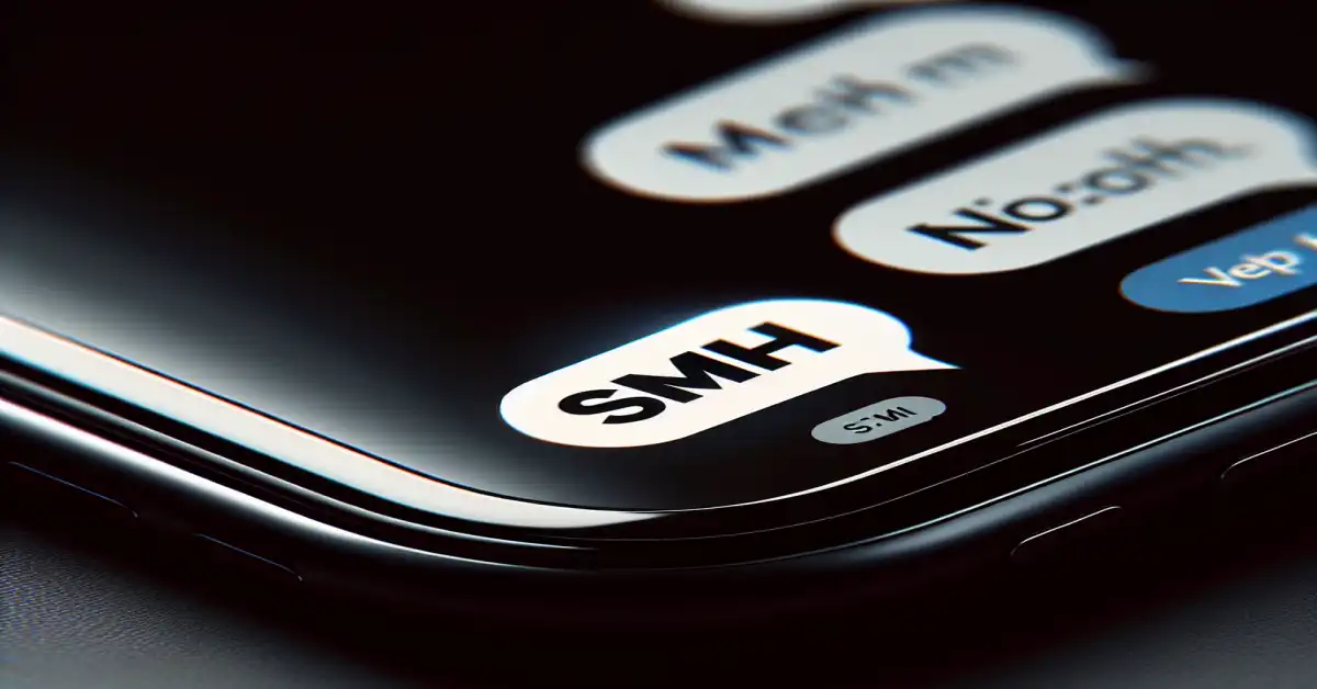 what does smh mean in text messaging