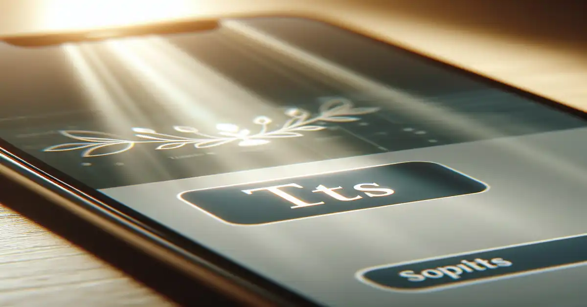 what does tts mean in text