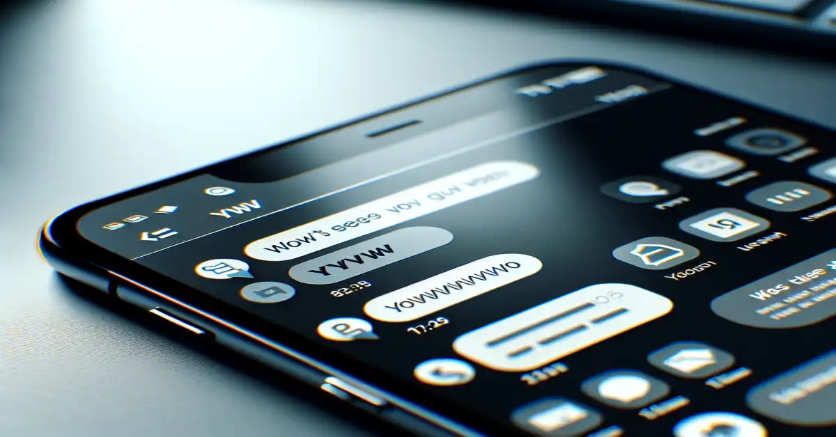 what does yww mean in text