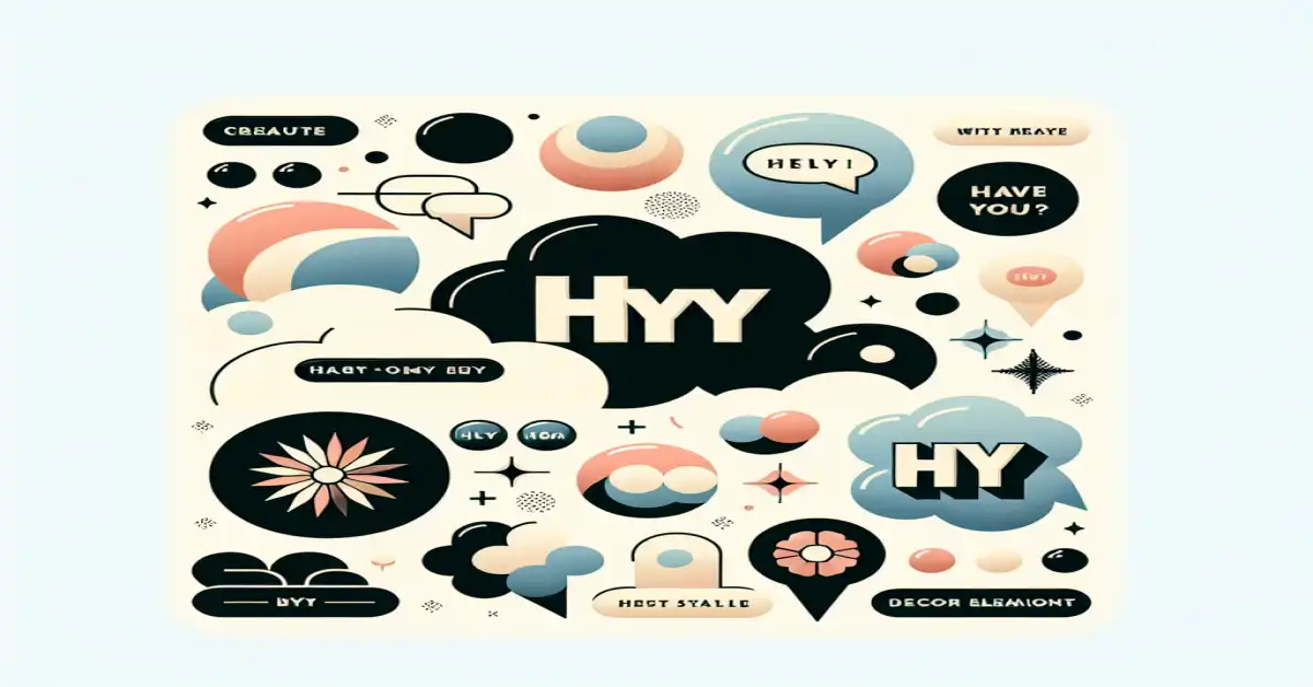 what does hy mean in a text related