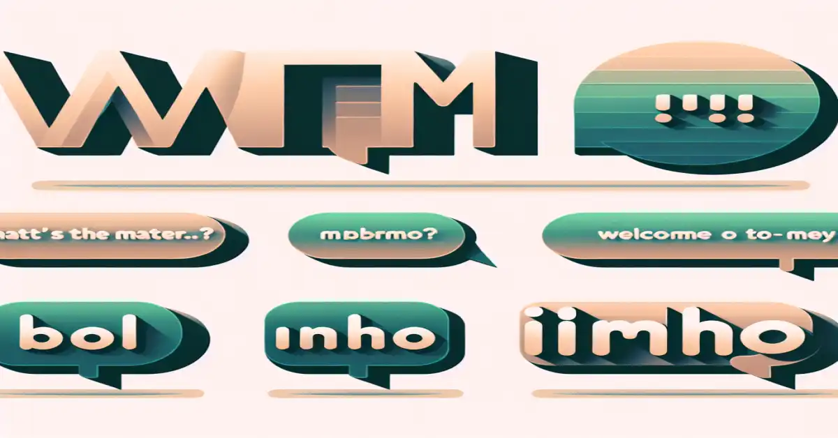 what do wtm mean in text related