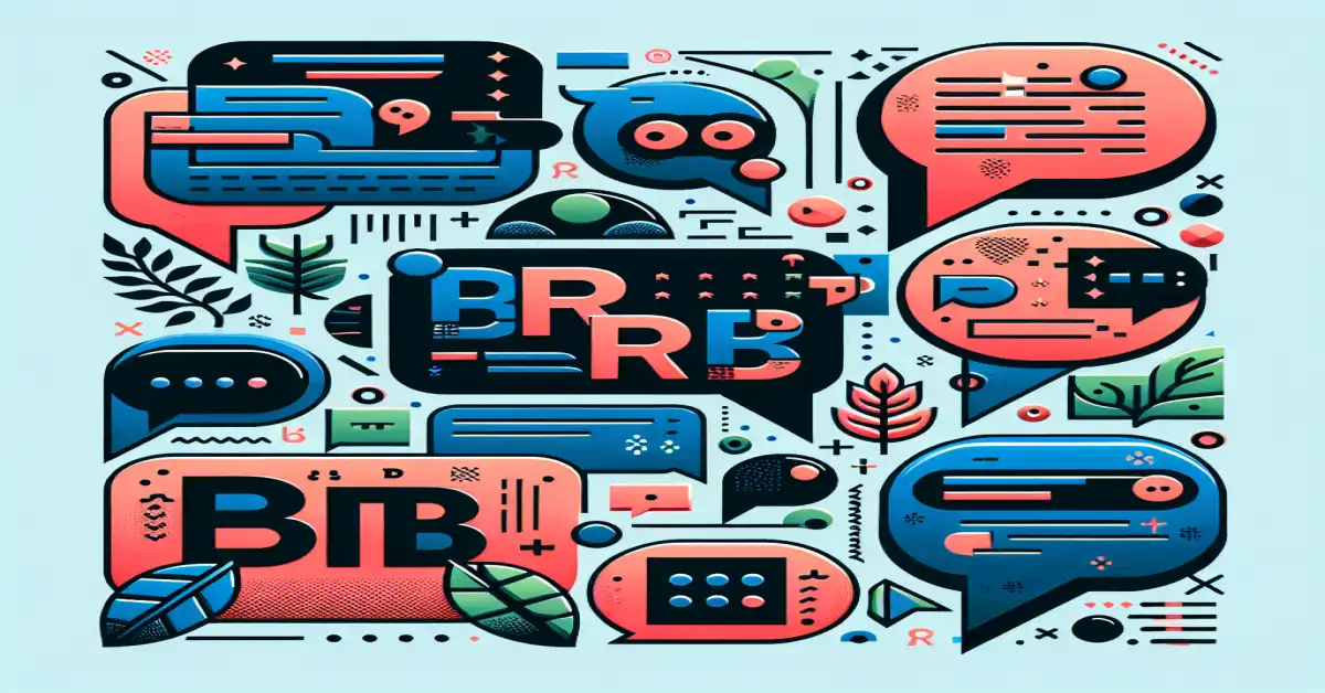 what does brb mean in text related