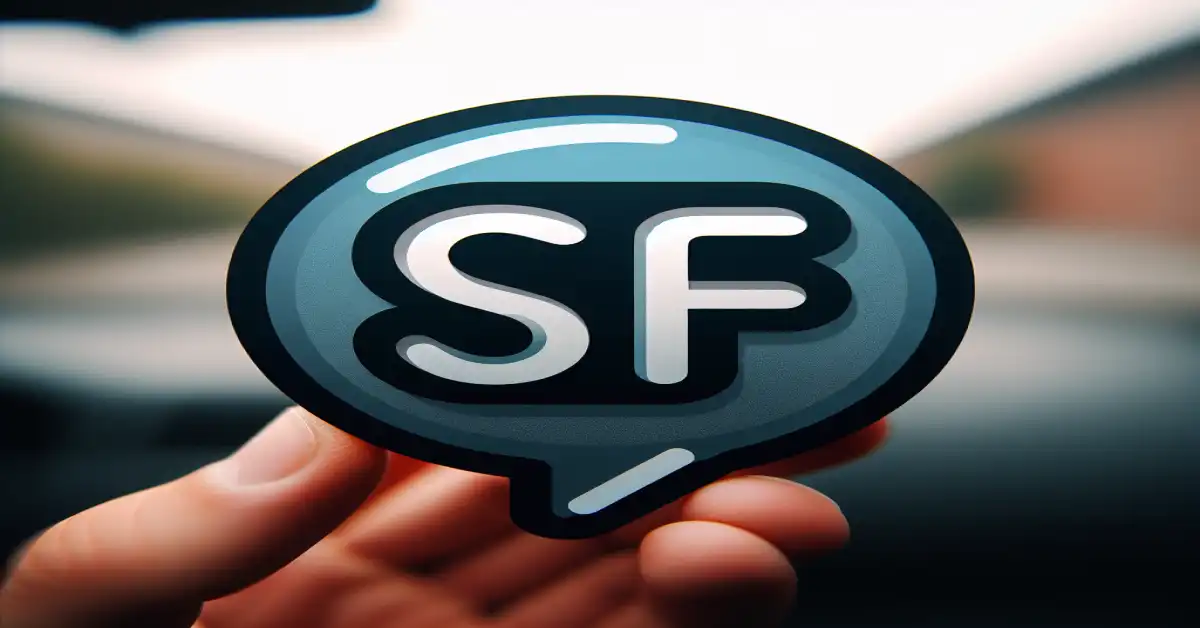 what does sf mean in text related