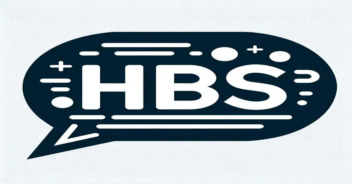 what does hbs mean in text related