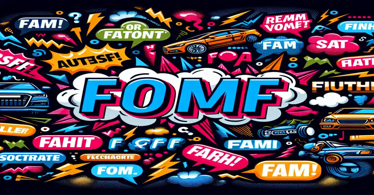 what does fomf mean in text related