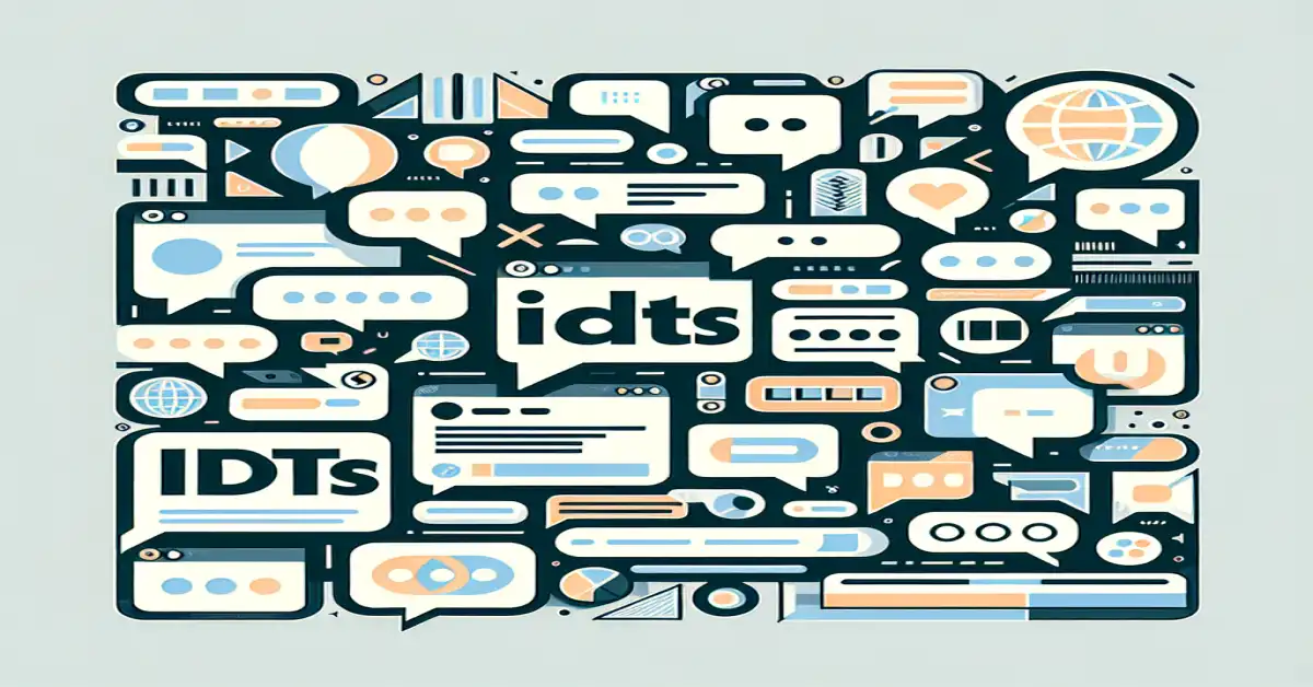 what does idts mean in text related