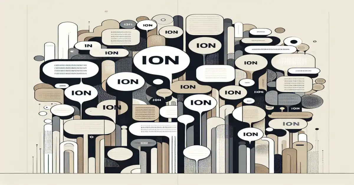 what do ion mean in text related