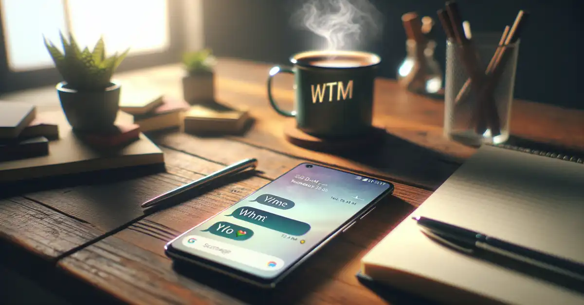 what does wtm mean in text