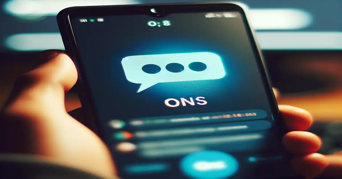 what does ons mean in text