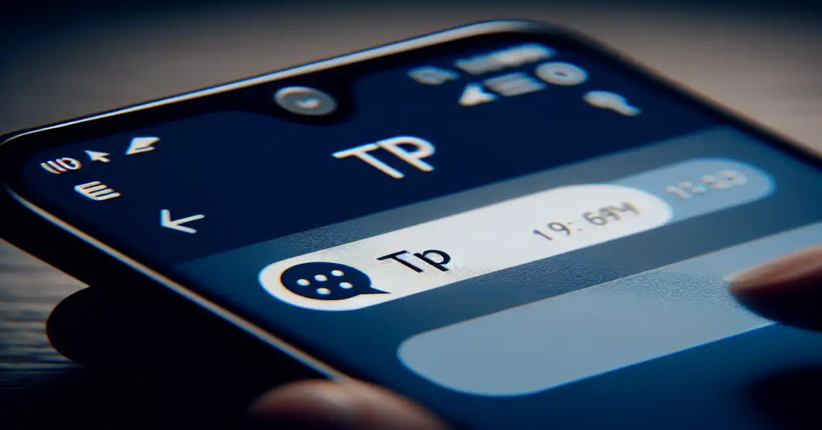 what does tp mean in text