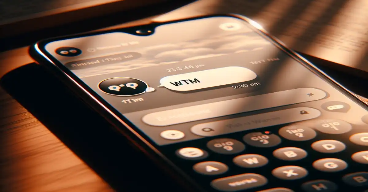 what do wtm mean in text