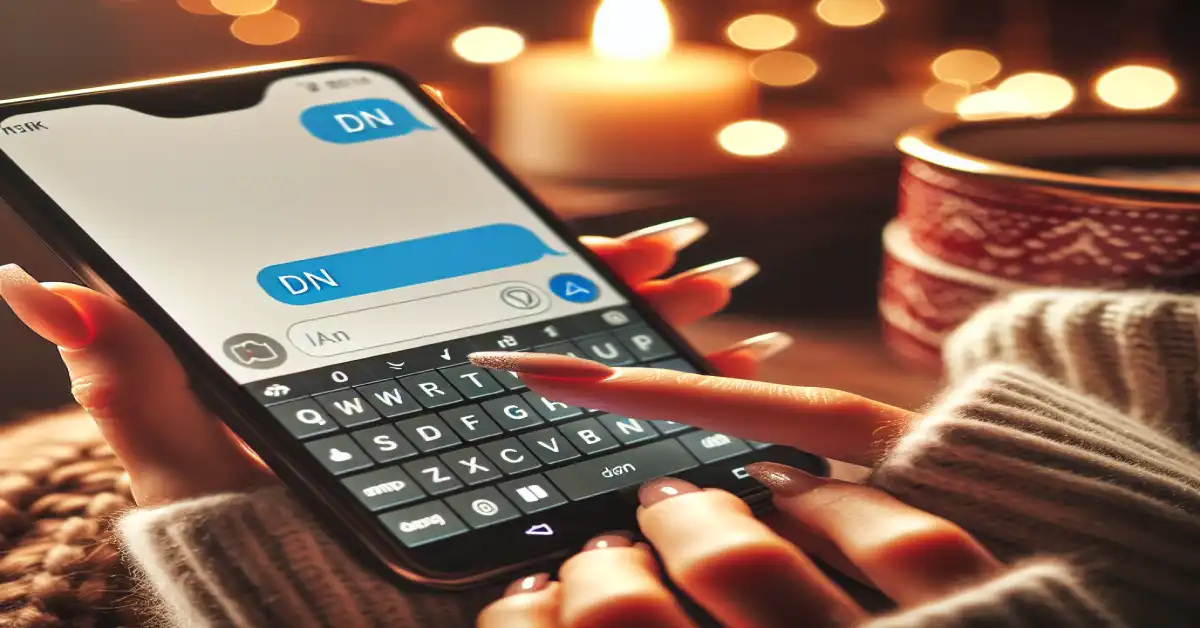 what does dn mean in text examples