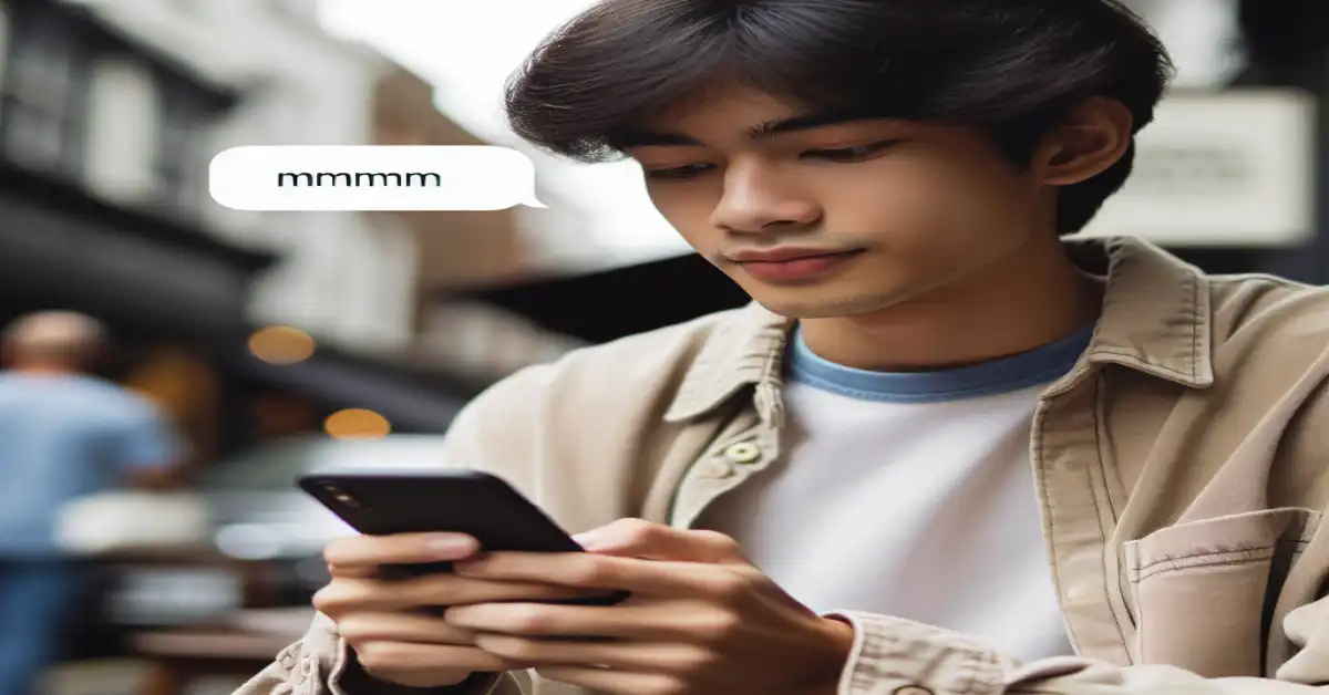 what does mmm mean in text examples