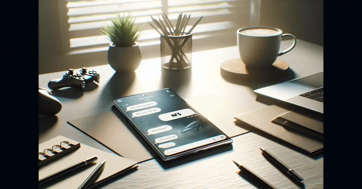 what does nfs mean in text from a girl