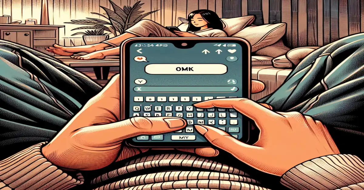 what does omk mean in text examples