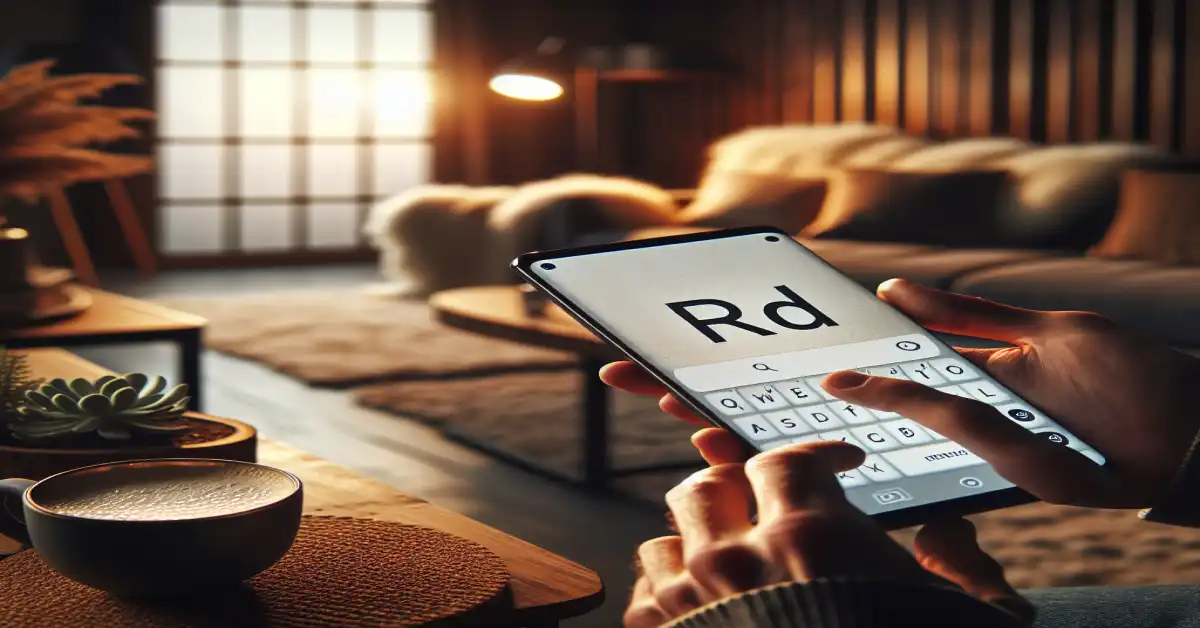 what do rd mean in text examples