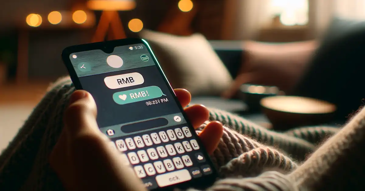 what does rmb mean in text