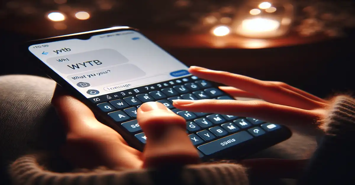 what does wytb mean in text examples