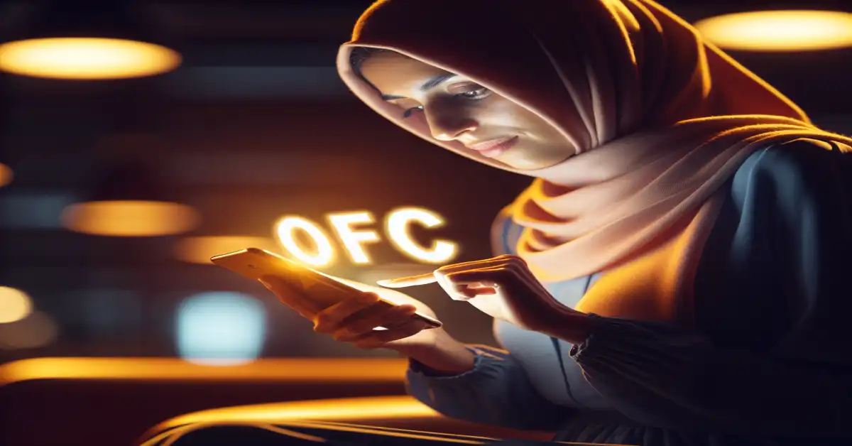 whats ofc mean in text examples