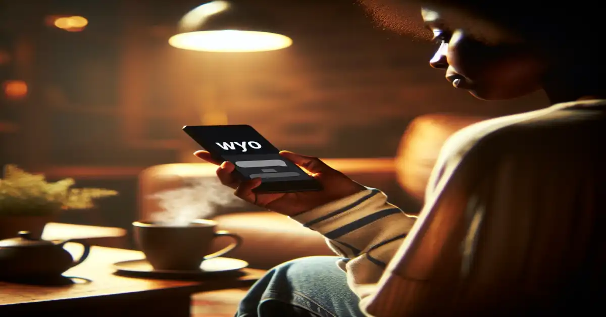 wyo mean in text examples