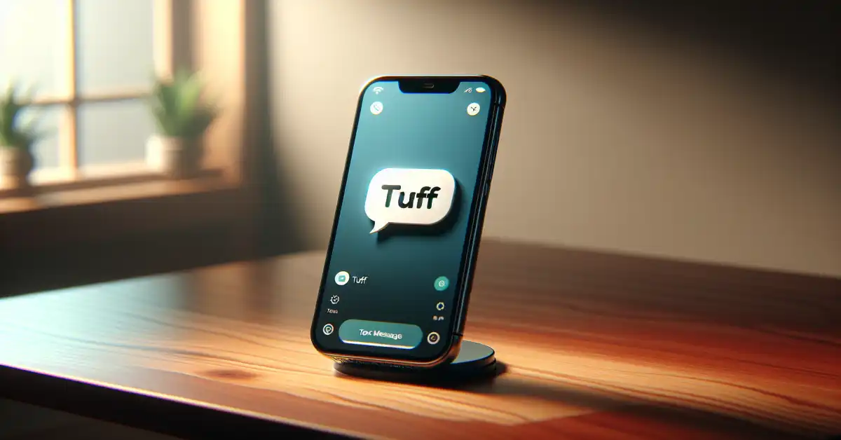 what does tuff mean in text