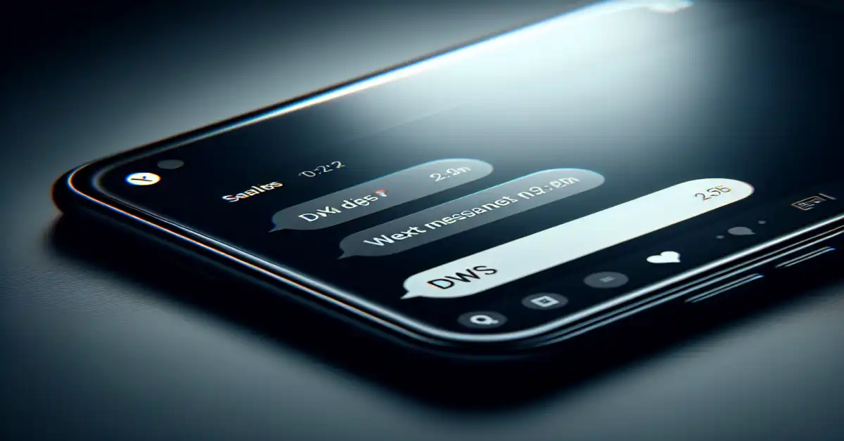 what does dws mean in text